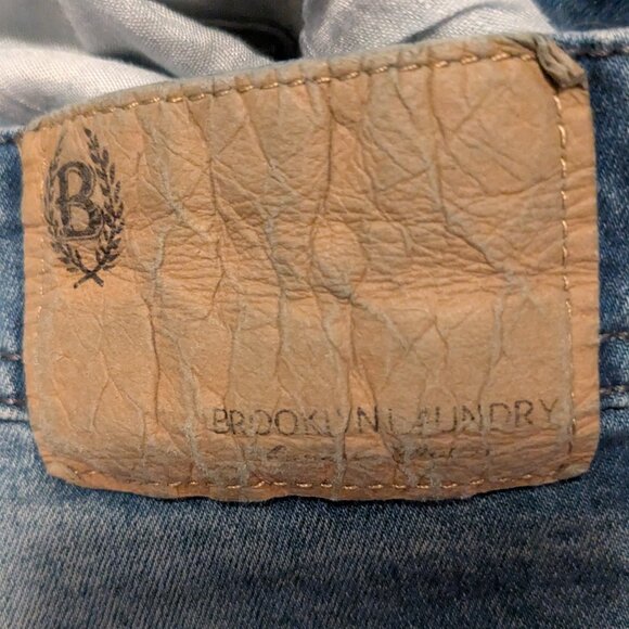 Brooklyn Laundry American Collection distressed straight leg jeans size 38 x 32 - Picture 9 of 11